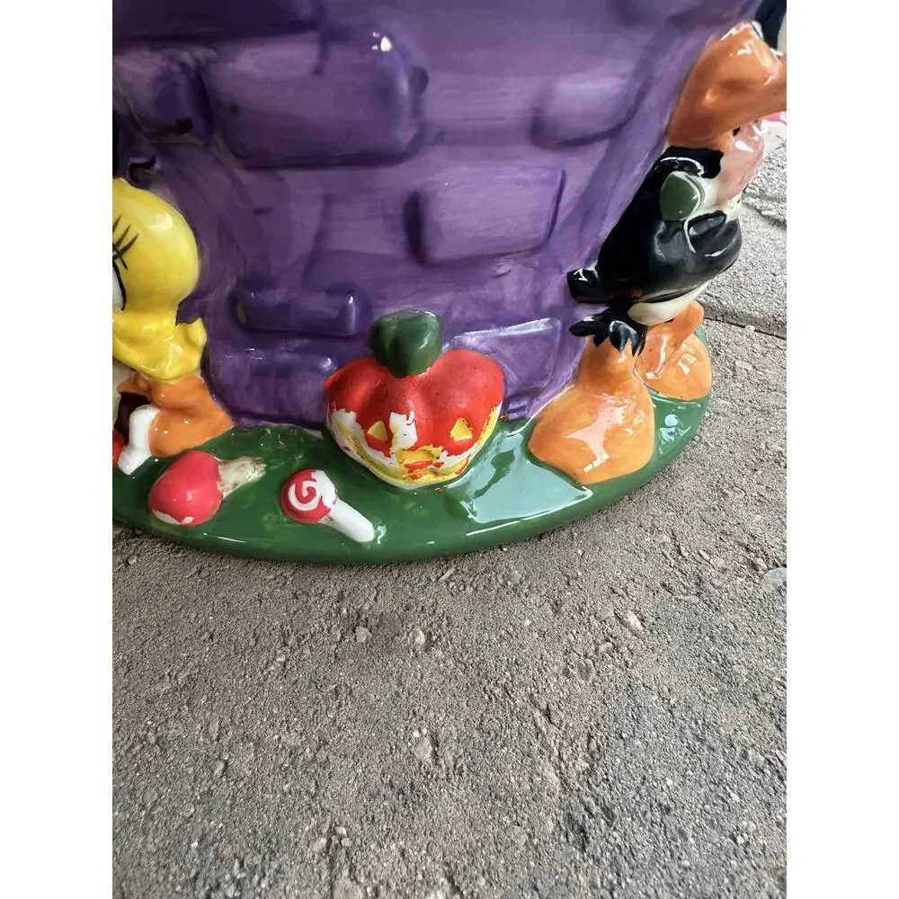 Looney Tunes Halloween Ceramic Warner Bros. Studio Store 1999 Candy Bowl